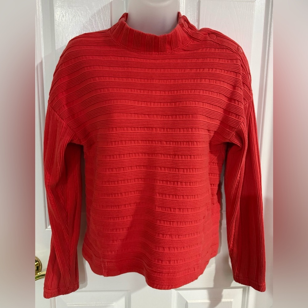 Maeve Orange Knit Top
